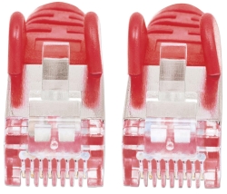 INTELLINET Patchkabel RJ45 S/FTP Cat6 Kupfer LSZH 3,0m rot