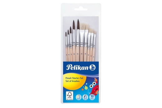 Pelikan Pinsel PL10/SB Starter Set 10er