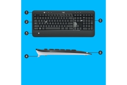 LGN Logitech MK540 Advanced Wireless Desktopset US Layout