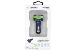 RealPower KFZ-Ladegerät Charger L 2400mA 1xUSB 1xLightning