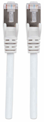 INTELLINET Patchkabel Cat6a-Stecker/Cat7-Rohkabel 1m weiß