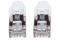 INTELLINET Patchkabel Cat6a-Stecker/Cat7-Rohkabel 1,5m weiß