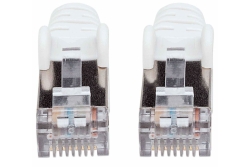 INTELLINET Patchkabel Cat6a-Stecker/Cat7-Rohkabel 7,5m weiß
