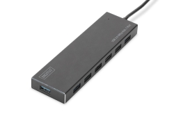 DIGITUS USB-Hub 7-Port 3.0->7xA3.0 m.Netzteil schwarz