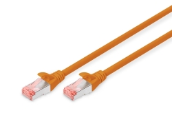 DIGITUS Patchkabel Cat6 S/FTP 2xRJ45 0.5m oran...