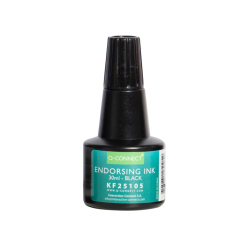Stempelfarbe - ohne Öl, 28 ml, schwarz