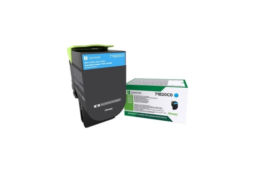 Toner Lexmark 71B20C0 cyan 2.300 Seiten 71B20C0