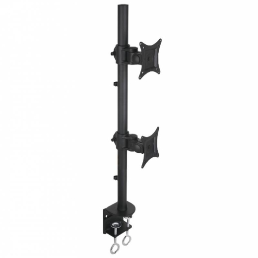 Techly Schreibtischhalterung f. 2LCD 13-27 Klemme vertikal
