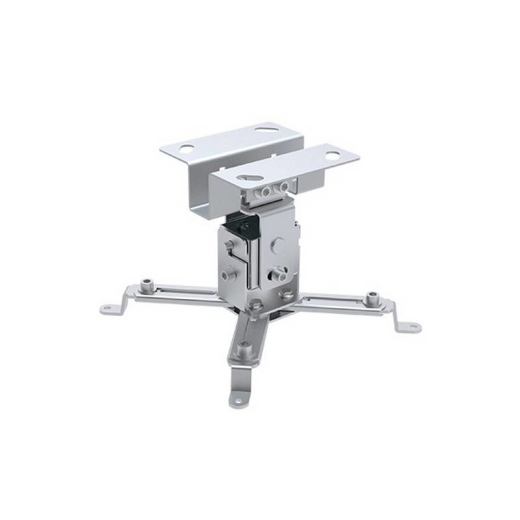 Techly Deckenhalterung f. Beamer, ausziehbar, 130mm, silber