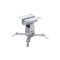 Techly Deckenhalterung f. Beamer, ausziehbar, 130mm, silber