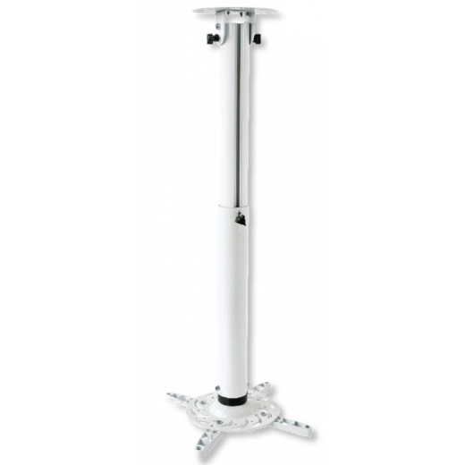 Techly Profi Deckenhalterung f. Beamer,ausziehbar,50-77cm,w.