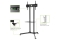 Techly TV LED/LCD Wagen f. LCD LED TV 30-65 höhenverstellb