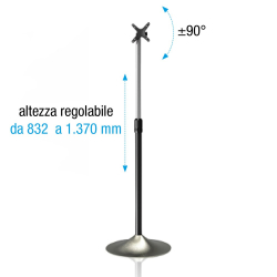 Techly TV LED/LCD Standfuß rund, 13-27