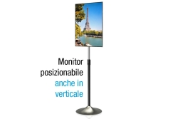 Techly TV LED/LCD Standfuß rund, 13-27