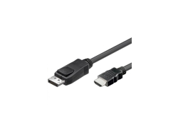 Techly DisplayPort 1.1 auf HDMI Kabel schwarz 1m