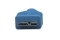 Techly USB3.0 Kabel Stecker Typ A-Stecker Micro B, 2m blau