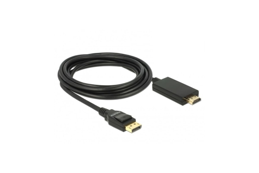 DELOCK Displayport Kabel DP -> HDMI St/St 4K 3.00m schwarz