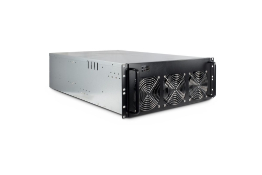 Inter-Tech Mining-Rack 4W2 4HE 6 x 120 mm Lüfter