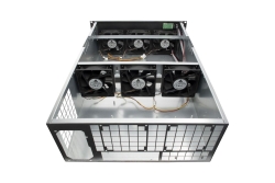 Inter-Tech Mining-Rack 4W2 4HE 6 x 120 mm Lüfter