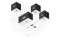 LINDY Extender & Splitter HDMI & IR Cat6 Loop Out 4 Port 50m