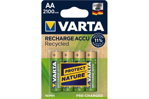 Varta Akku RECHARGE Recycled AA HR6 2100mAh 4St.