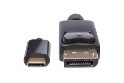 MANHATTAN USB Typ C auf DisplayPort-Adapterkabel 2m schwarz