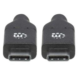MANHATTAN USB 2.0 Kabel 480Mbit/s C-Stecker auf C-Stecker 2m