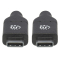 MANHATTAN USB 2.0 Kabel 480Mbit/s C-Stecker auf C-Stecker 2m