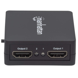 MANHATTAN 1080p 2-Port HDMI-Splitter Strom über USB schwarz
