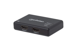 MANHATTAN 4K 2-Port HDMI-Splitter 4K@30Hz Netzteil schwarz
