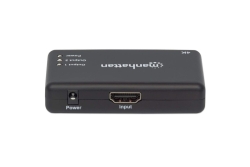MANHATTAN 4K 2-Port HDMI-Splitter 4K@30Hz Netzteil schwarz