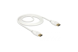 DELOCK Kabel DP 1.2 -> DP St/St 1.5m weiß 4K 60Hz