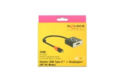 DELOCK USB Adapter C -> DP (Alt Mode) St/Bu 4K 60Hz 0.2m