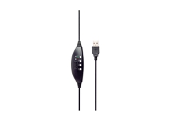 gembird Headset stereo schwarz/rot USB