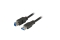 EFB USB3.0 Anschlusskabel A-B,St-St,1.8m,schwarz,Premium