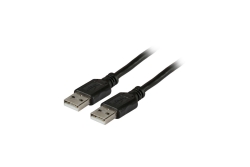EFB USB2.0 Anschlusskabel A-A,St.-St.,1.8m,schwarz,Classic
