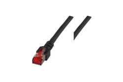 EFB RJ45 Patchkabel S/FTP Cat.6 LSZH 1.50m schwarz