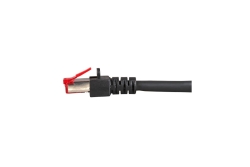 EFB RJ45 Patchkabel S/FTP Cat.6 LSZH 50.00m schwarz