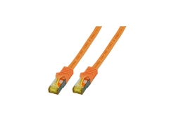 EFB RJ45 Patchk. S/FTP Cat.6A LSZH Cat.7 Rohk. 15.00m orange