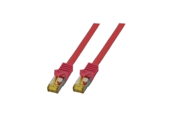 EFB RJ45 Patchk. S/FTP Cat.6A LSZH Cat.7 Rohk. 15.00m rot