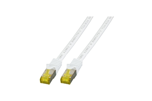 EFB RJ45 Patchk. S/FTP Cat.6A LSZH Cat.7 Rohk. 20.00m weiß