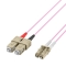EFB Duplex Patchkabel LC-SC 50/125 OM4 LSZH 2mm 5.0m violett