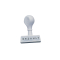 Stempel Text Bezahlt - Abdruck 45 mm