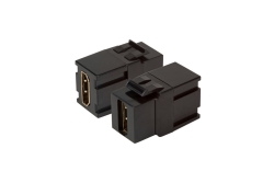 EFB Keystone Einbauadapter HDMI A - A schwarz
