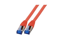 EFB RJ45 Patchk. S/FTP Cat.6A Cat7 TPE superflex 1.50m rot