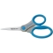 Schere Microban® Softgrip, rostfrei, asymmetrisch, grau/blau, 15,5 cm