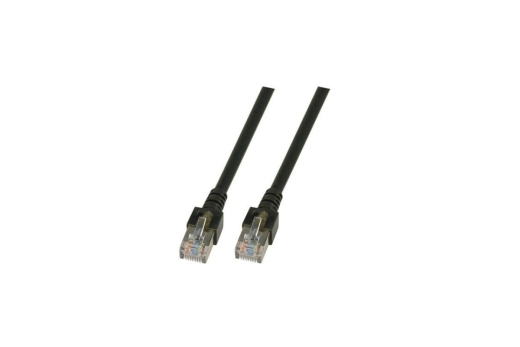 EFB RJ45 Patchkabel SF/UTP Cat.5e PVC CCA 3.00m schwarz
