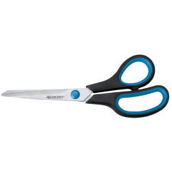 Schere Easy Grip, rostfrei, gebogen, asymmetrisch,...