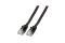 EFB RJ45 Flachpatchkabel U/UTP Cat.6A PVC 0.25m schwarz
