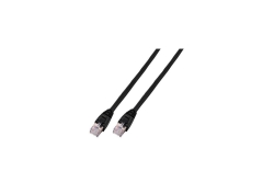 EFB RJ45 Patchkabel U/UTP Cat.6 LSZH CCA 10.00m schwarz